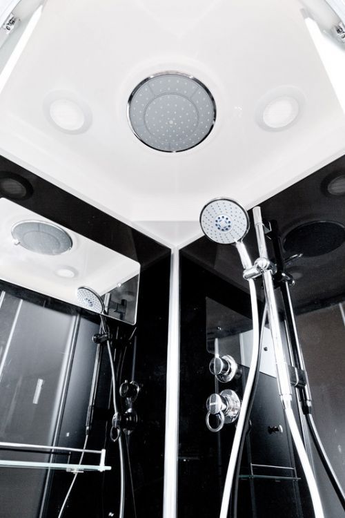 Душевая кабина Deto B01S BLACK 100x100x220 Душевая кабина Deto B01S BLACK 100x100x220