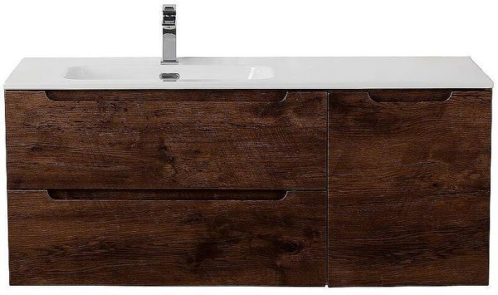 Тумба под раковину BelBagno Etna 100 L ETNA-1000-2C-1A-SO-RW-L подвесная Rovere Moro