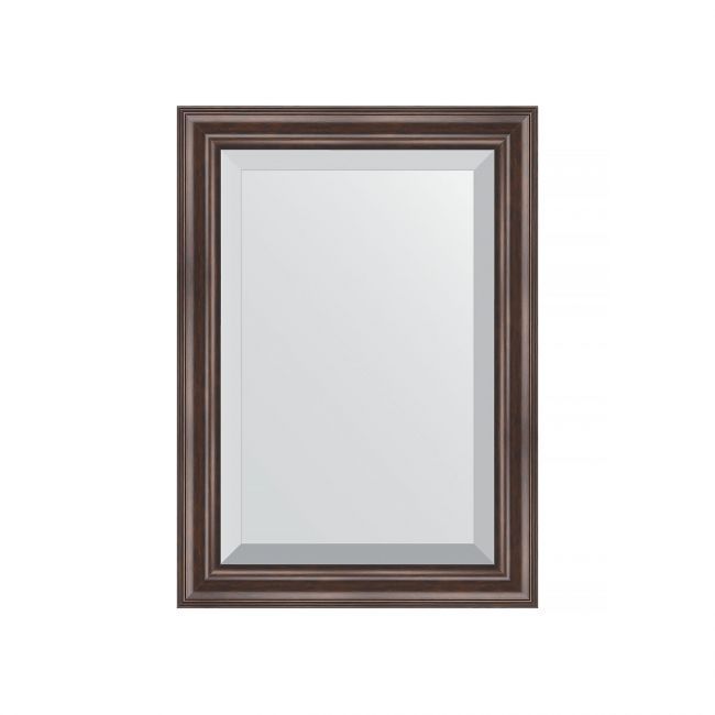 Зеркало EVOFORM  EXCLUSIVE BY 1124 51x71 палисандр 62 мм с фацетом в багетной раме