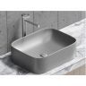 Умывальник CERAMICANOVA Element чаша накладная прямоугольная (цвет Антрацит Матовый) CN6052MH