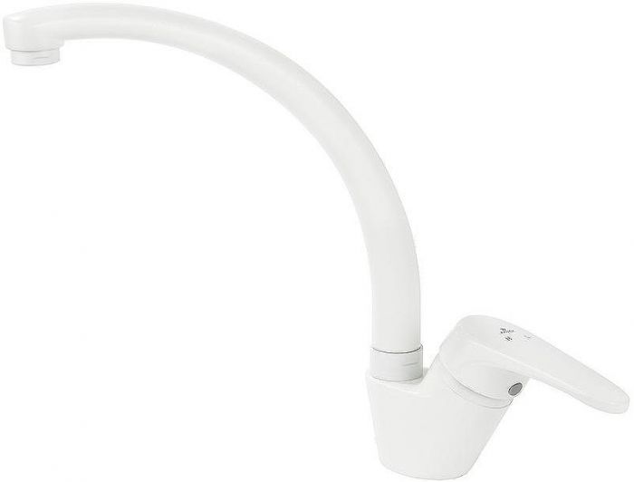 Смеситель для кухни Kaiser County 55244-4 Белый глянцевый