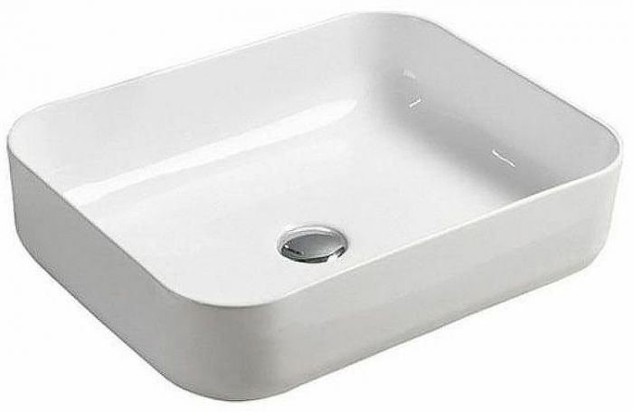 Тумба с раковиной Comforty Амстердам 95 00-00014001 подвесная Белая глянцевая Калакатта Блэк