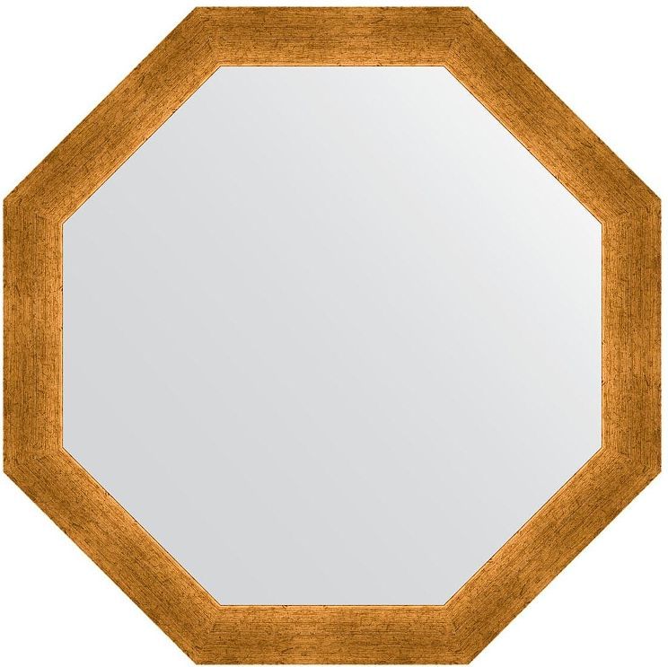 Зеркало Evoform Octagon 65х65 BY 3976 в багетной раме - Травленое золото 59