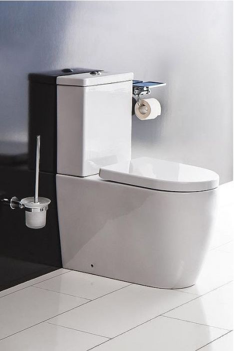 Унитаз компакт BelBagno Marino BB105CPR/BB105SC без бачка с сиденьем Микролифт