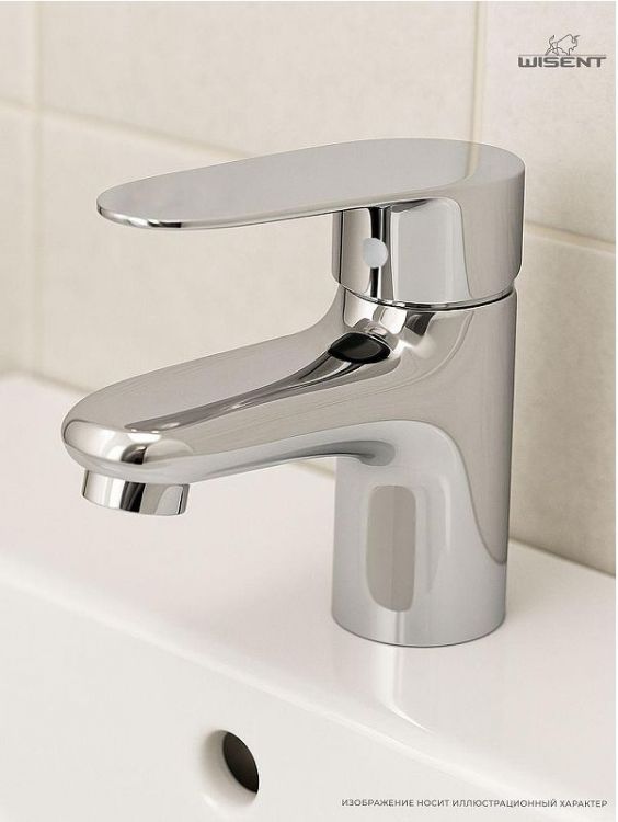 Смеситель для раковины Wisent WP10202 цвет Хром