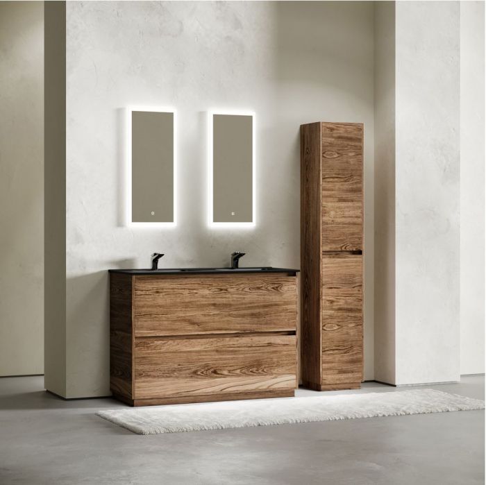 Тумба напольная под раковину SANCOS Libra Floor, дуб чарльстон 1190х450х840 мм, LB120F-2ECH