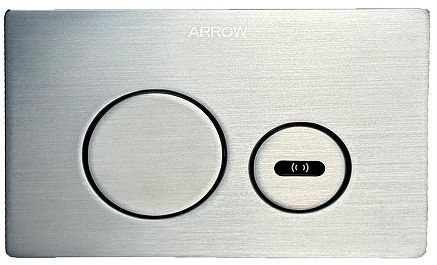 Клавиша смыва Arrow N1GYA605ABH цвет Нержавеющая сталь