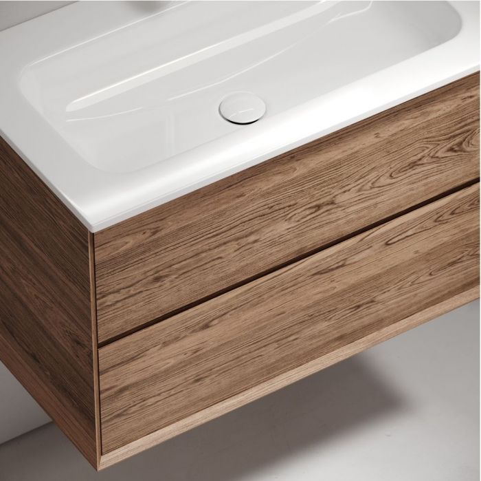 Тумба подвесная SANCOS под раковину Marmi 2.0, дуб чарльстон 790х445х520, MR2.080ECH