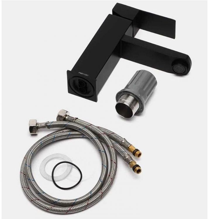 Смеситель для раковины Fmark FS8101H цвет Черный Смеситель для раковины Fmark FS8101H цвет Черный