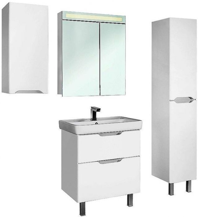 Тумба под раковину Dreja Q Plus 55 99.0008 Белый глянец