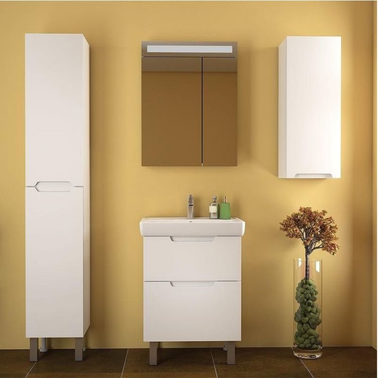 Тумба под раковину Dreja Q Plus 55 99.0008 Белый глянец Тумба под раковину Dreja Q Plus 55 99.0008 Белый глянец