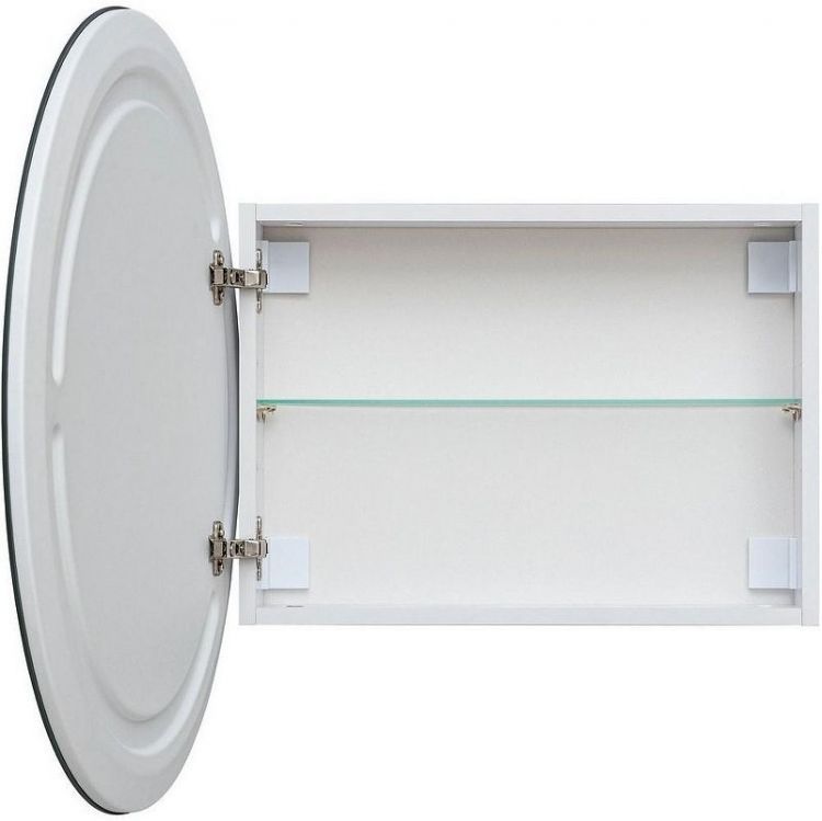 Зеркальный шкаф Aquanet Оптима 70 344785 с подсветкой Белый