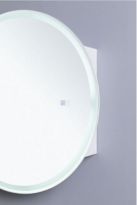 Зеркальный шкаф Aquanet Оптима 70 344785 с подсветкой Белый