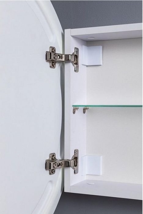 Зеркальный шкаф Aquanet Оптима 70 344785 с подсветкой Белый