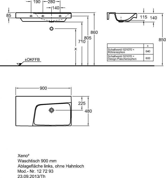 Раковина Keramag Xeno?, 127293000