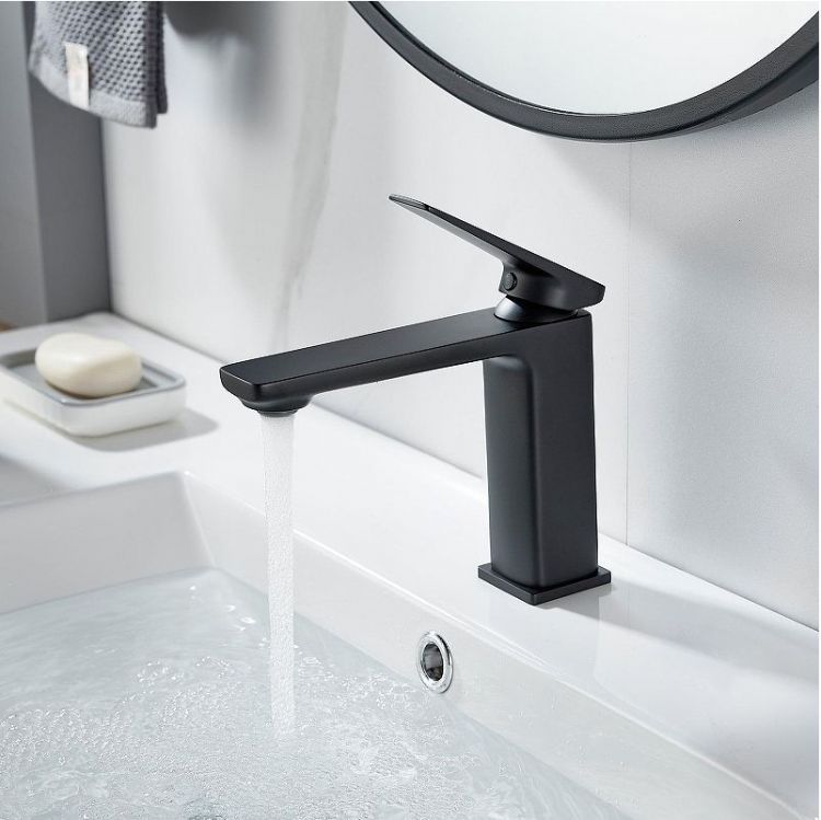 Смеситель для раковины Shevanik S8901H-1 цвет Черный Смеситель для раковины Shevanik S8901H-1 цвет Черный