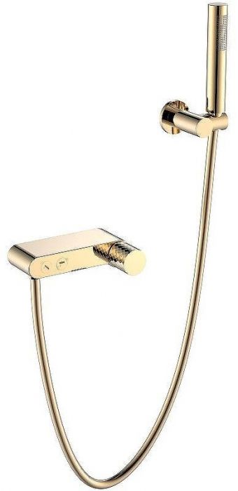 Смеситель для ванны Boheme Stick 123-GG Золото