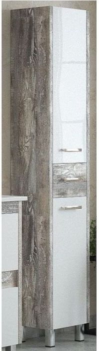 Шкаф пенал Corozo Верона 35 SD-00000369 Антик Белый