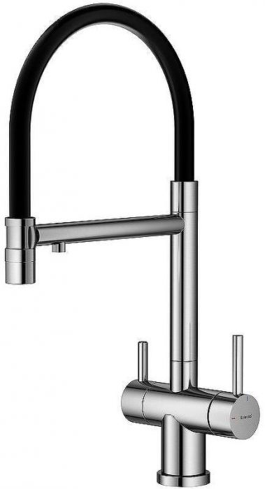 Смеситель для кухни Splenka S70.63.05 Сатин Черный