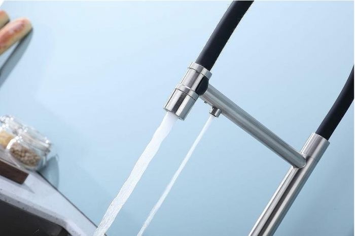 Смеситель для кухни Splenka S70.63.05 Сатин Черный