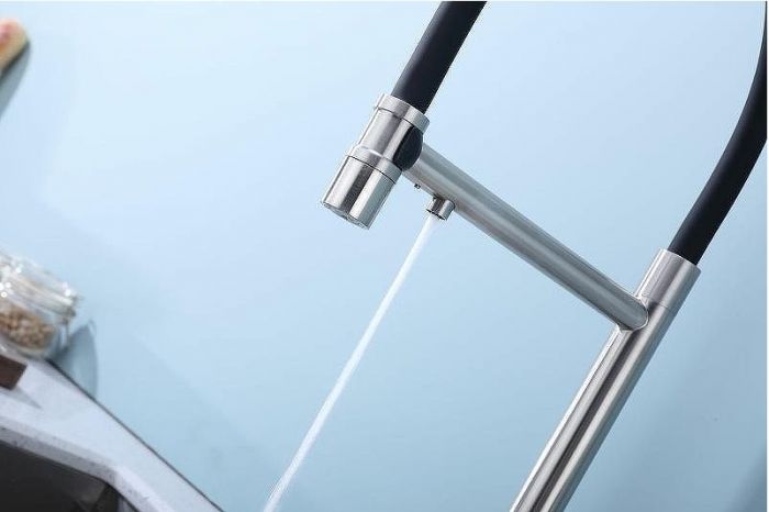 Смеситель для кухни Splenka S70.63.05 Сатин Черный