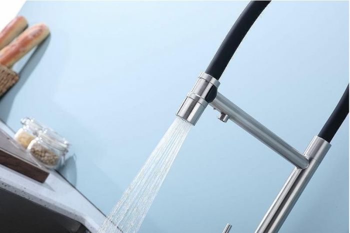 Смеситель для кухни Splenka S70.63.05 Сатин Черный