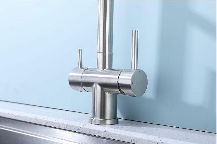 Смеситель для кухни Splenka S70.63.05 Сатин Черный