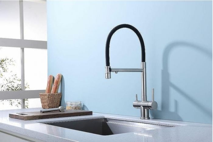 Смеситель для кухни Splenka S70.63.05 Сатин Черный