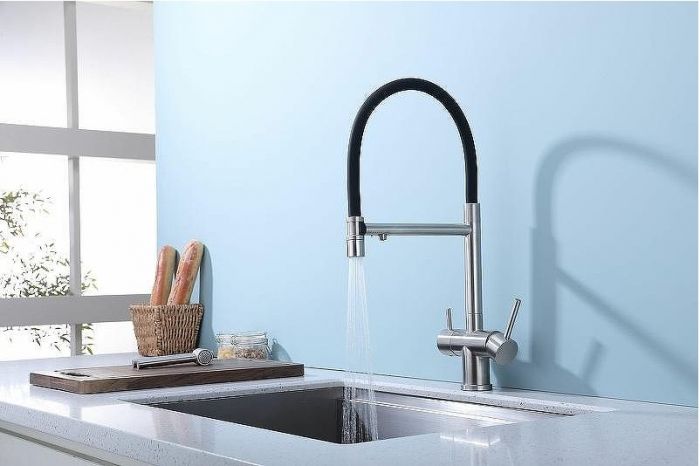 Смеситель для кухни Splenka S70.63.05 Сатин Черный