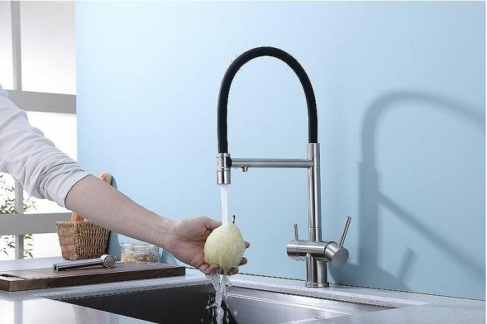 Смеситель для кухни Splenka S70.63.05 Сатин Черный