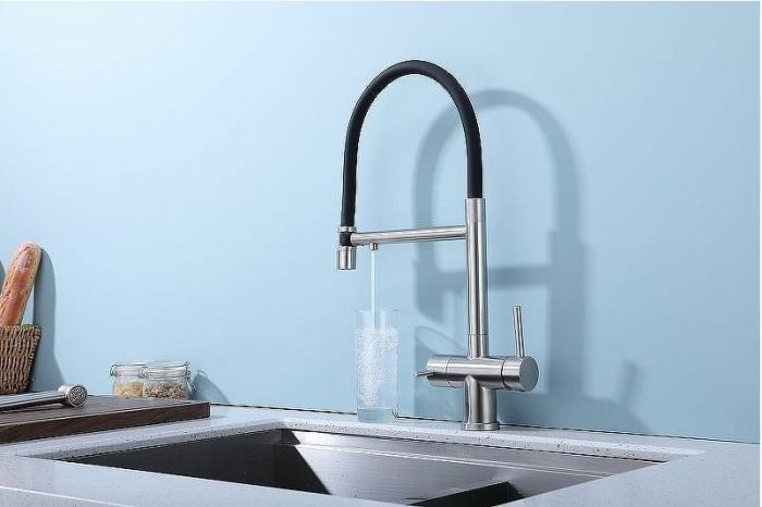 Смеситель для кухни Splenka S70.63.05 Сатин Черный