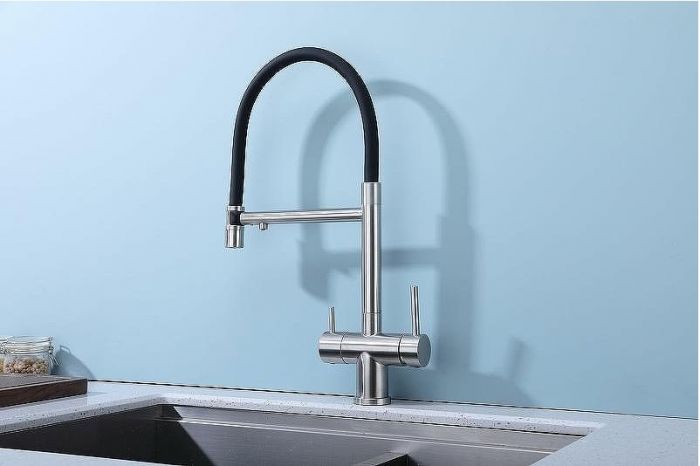 Смеситель для кухни Splenka S70.63.05 Сатин Черный