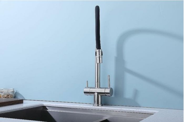 Смеситель для кухни Splenka S70.63.05 Сатин Черный