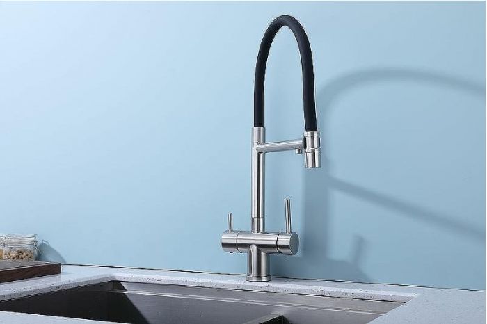 Смеситель для кухни Splenka S70.63.05 Сатин Черный