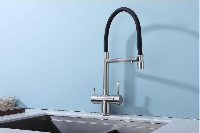 Смеситель для кухни Splenka S70.63.05 Сатин Черный