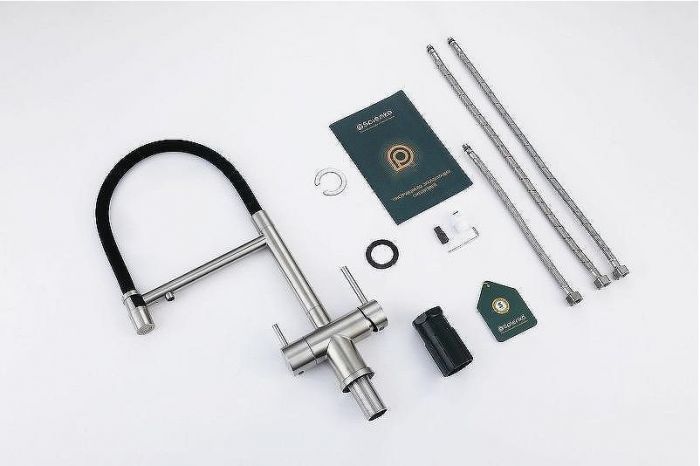 Смеситель для кухни Splenka S70.63.05 Сатин Черный