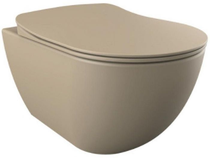 Унитаз биде Creavit Free FE320-00CM00E-0000 подвесной Капучино матовый без сиденья
