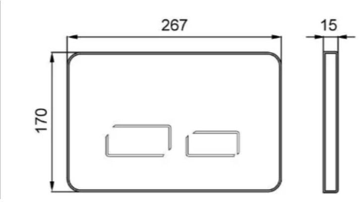 Инсталляция Bettoserb Sava Slim Superior SES40006490 для унитаза с клавишей смыва цвет Белый