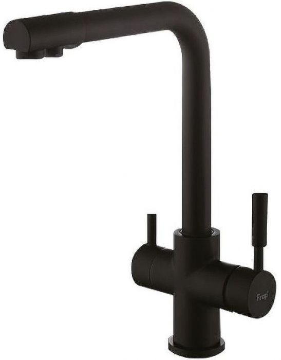 Смеситель для кухни Frap F4352-6 Черный матовый