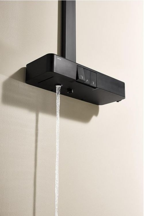 Душевая система Arrow AMG13GH872MB с термостатом цвет Черный матовый