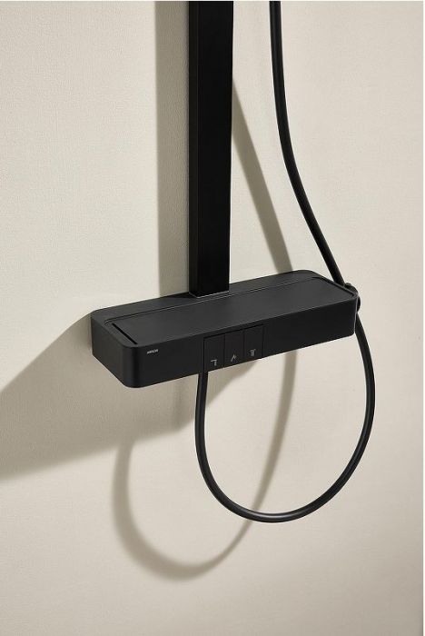 Душевая система Arrow AMG13GH872MB с термостатом цвет Черный матовый