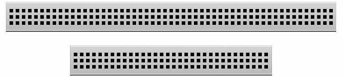 Душевой лоток PlastBrno Design 1 55 SZA1550 с решеткой Хром