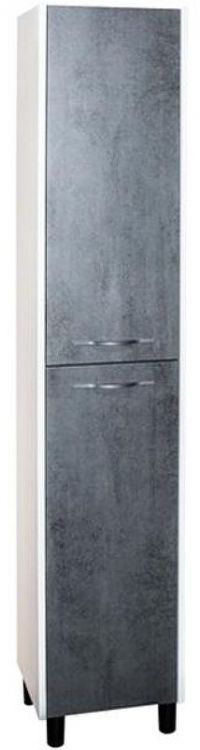 Шкаф пенал Mixline Сура 35 539807 Серый Белый