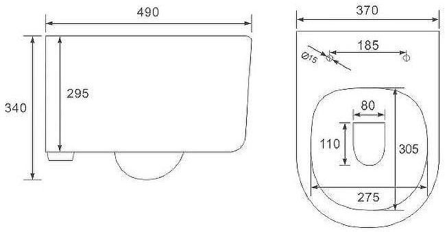 Унитаз Vincea Evo Rimless VT1-34S подвесной с сиденьем Микролифт