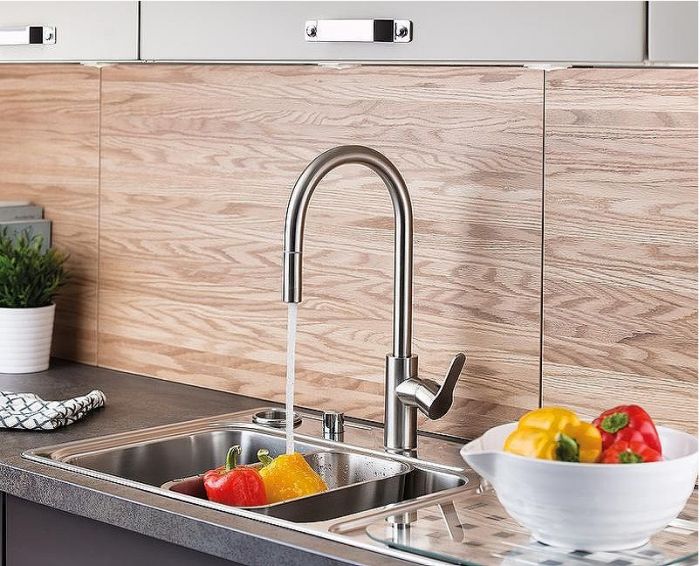 Смеситель для кухни Vitra Masterline Inox A42153EXP Хром