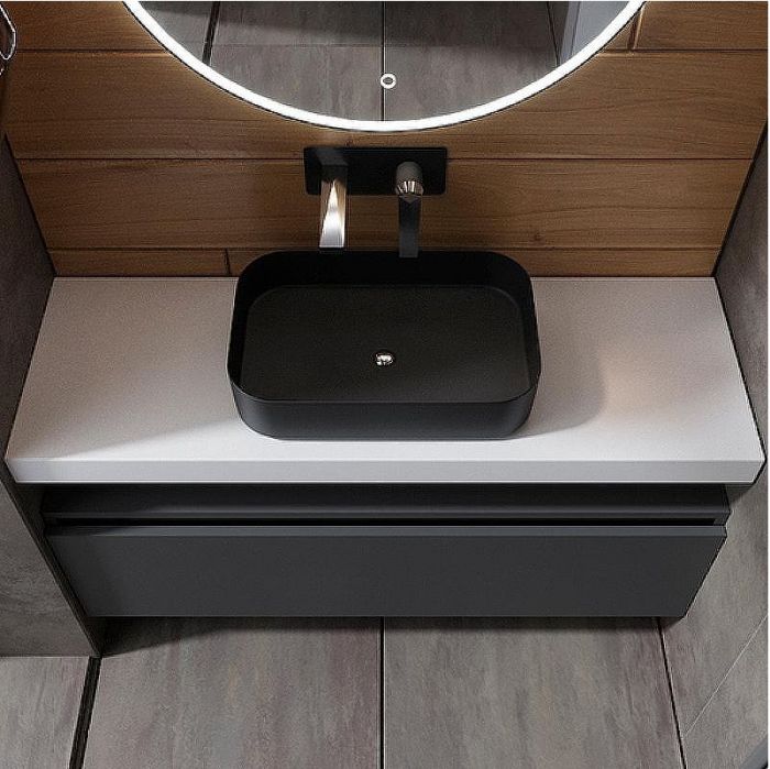 Тумба Boheme Armadi Art Vallessi UNO-S 120 897-120-A mat подвесная Антрацит матовый