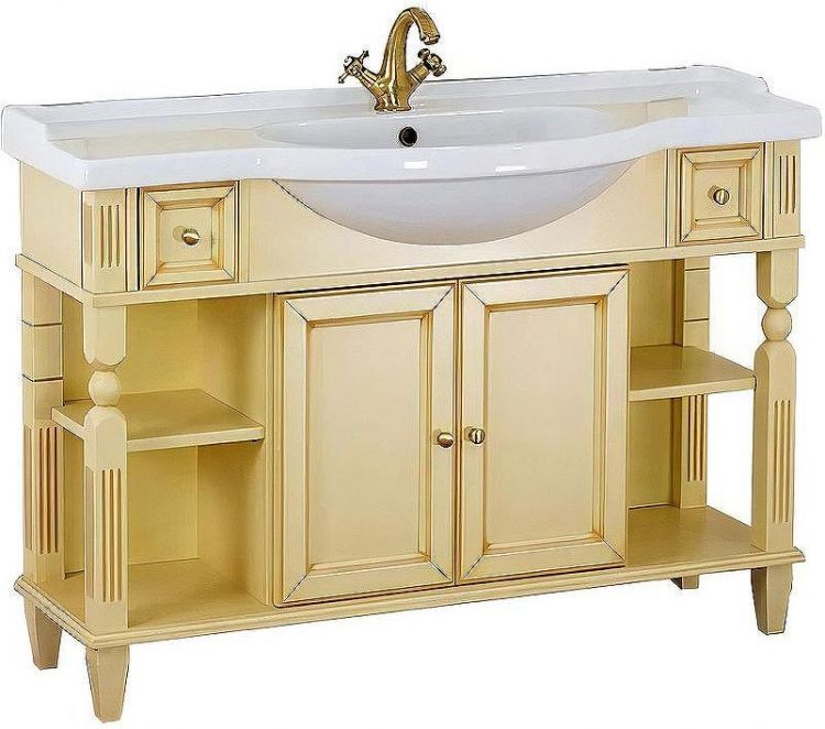 Тумба под раковину Migliore Kantri 120 26673 Бежевая