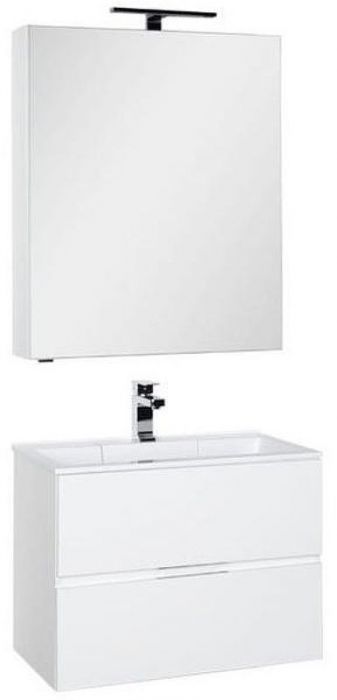Комплект мебели для ванной Aquanet Алвита 70 184620 подвесной Белый