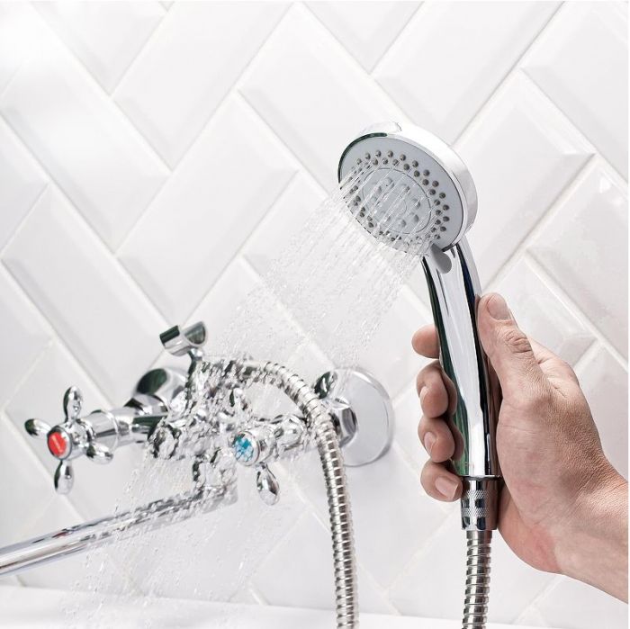 Смеситель для ванны Boou BA5318-4-C007-B702 универсальный цвет Хром