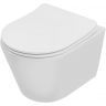Унитаз Logan L6W 342543 подвесной цвет Белый с сиденьем Микролифт